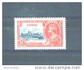 CYPRUS - 1935  Silver Jubilee  11/2p MM - Usados