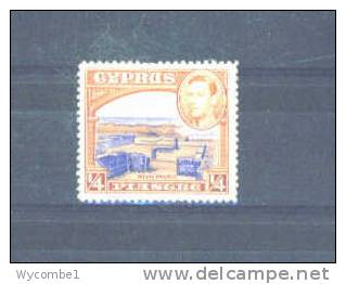 CYPRUS - 1938  George VI  1/4p  MM - Usados