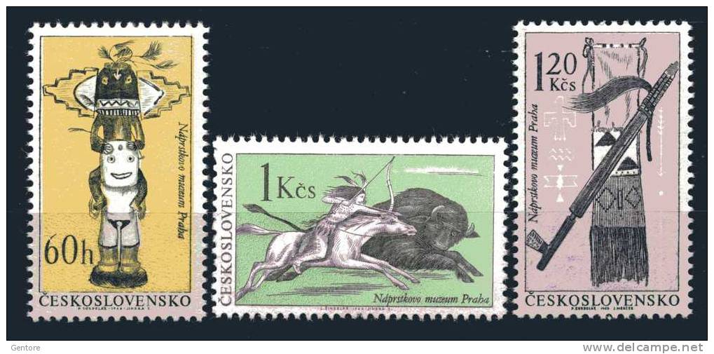 CZECHOSLOVAKIA 1966  American Indians  Cpl Set Yvert Cat N° 1492/98   Absolutely Perfect  MNH** - American Indians