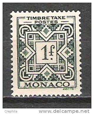 Monaco - Timbres Taxe - 1946/57 - Y&T 29 - Neuf ** - Taxe