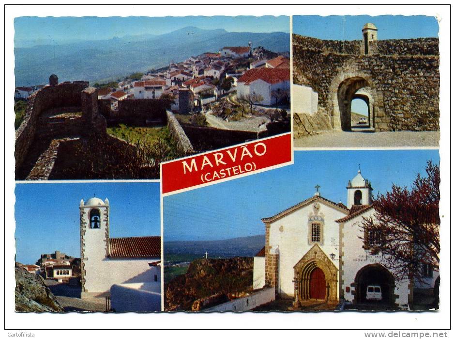 MARVÃO - Postal Com 4 Imagens - Portalegre