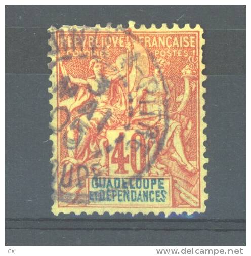 Guadeloupe  :  Yv  36  (o) - Used Stamps