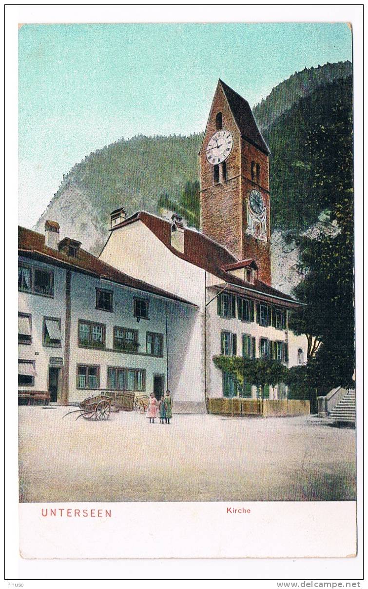 CH617   UNTERSEEN : Kirche - Unterseen