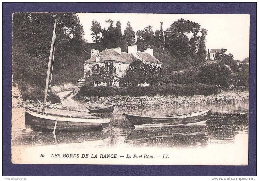 CPA 35: No10 Les Bords De La RANCE  LE PORT RIOU LL LOUIS LEVY MORE FRANCE FOR SALE @1 EURO O - Autres & Non Classés