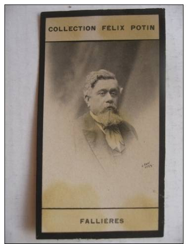 Fallieres  Né à Mézin / Président   / Collection Felix Potin / Avant 1900 - Célébrités