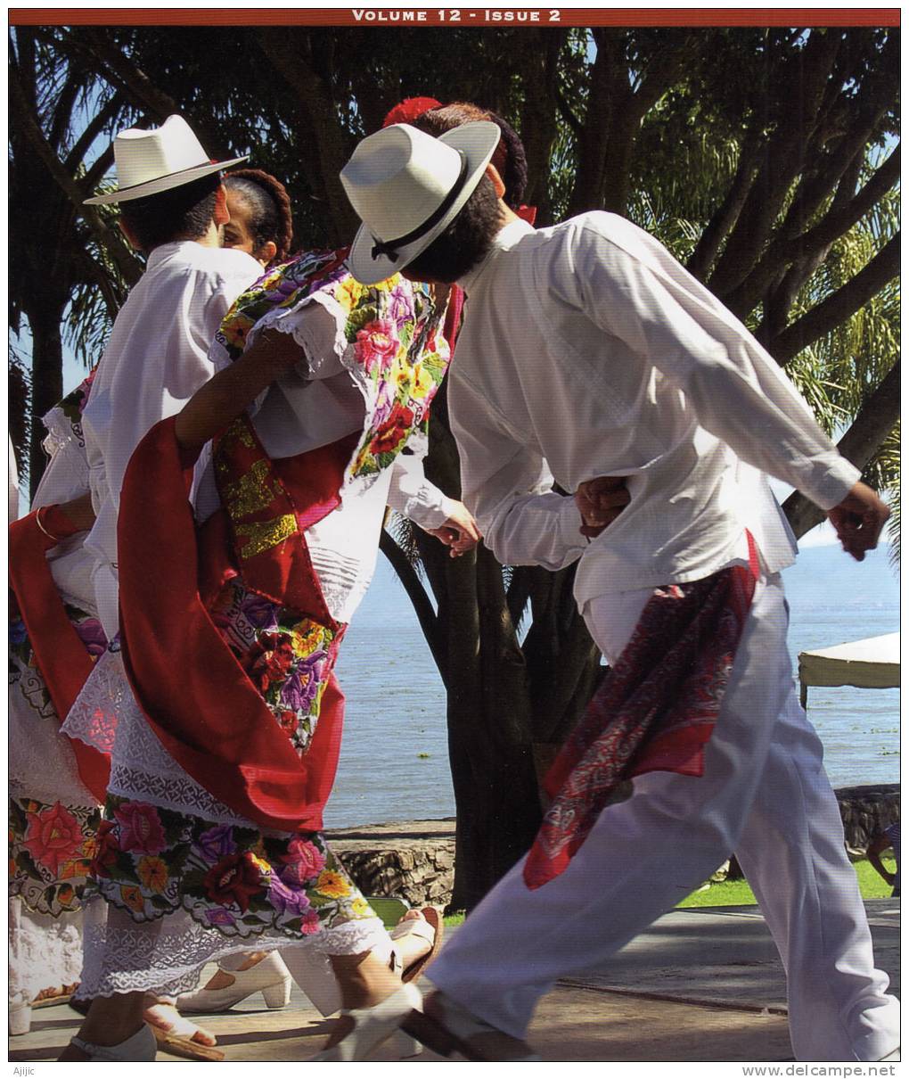 Mensuel Mexicain  (en Anglais) Lake Chapala Review.  Photo Couverture Danses De Chapala - Reisen