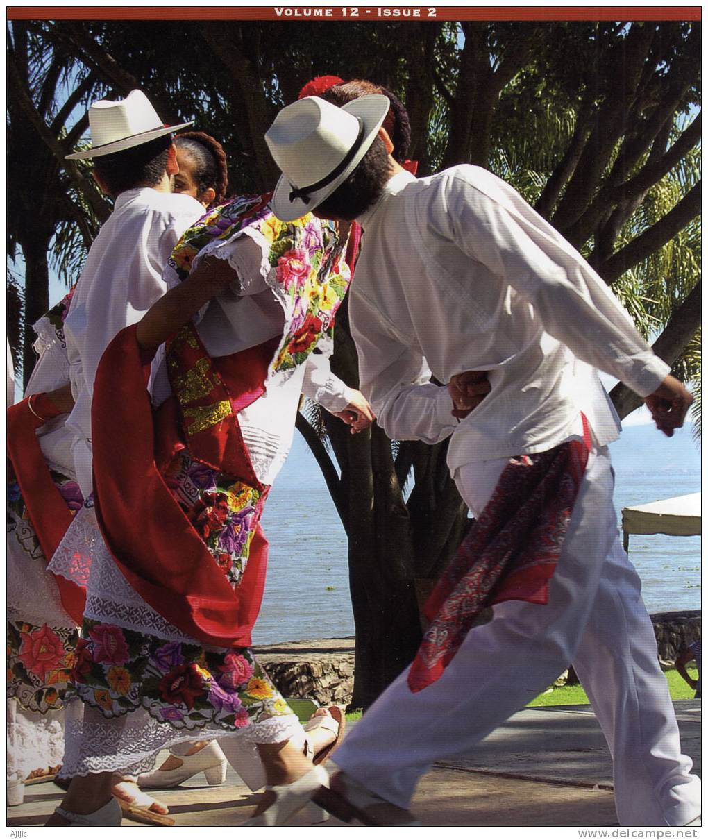Mensuel Mexicain  (en Anglais) Lake Chapala Review.  Photo Couverture Danses De Chapala - Voyage/ Exploration