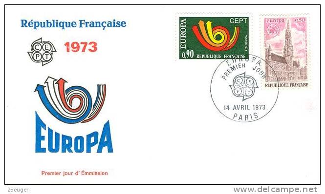 FRANCE  1973 EUROPA CEPT FDC - 1973