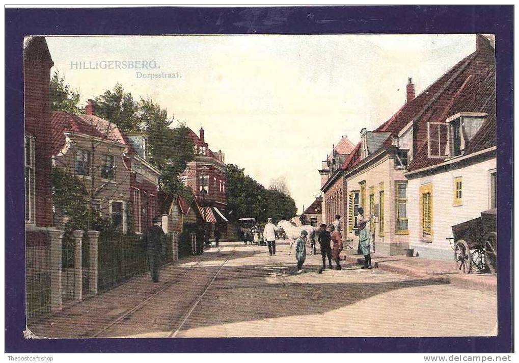 CPA PAY-BAS ZUID HOLLAN HILLIGERSBERG DORPSSTRAAT 1911  MORE HOLLAND FOR SALE - Rotterdam