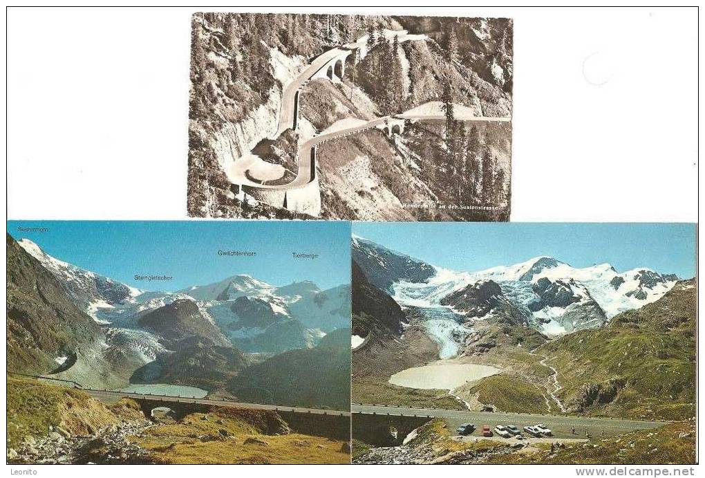 Pass Sustenpass Innertkirchen BE - Wassen UR 5 Ansichtskarten Ab Ca. 1950 - Innertkirchen