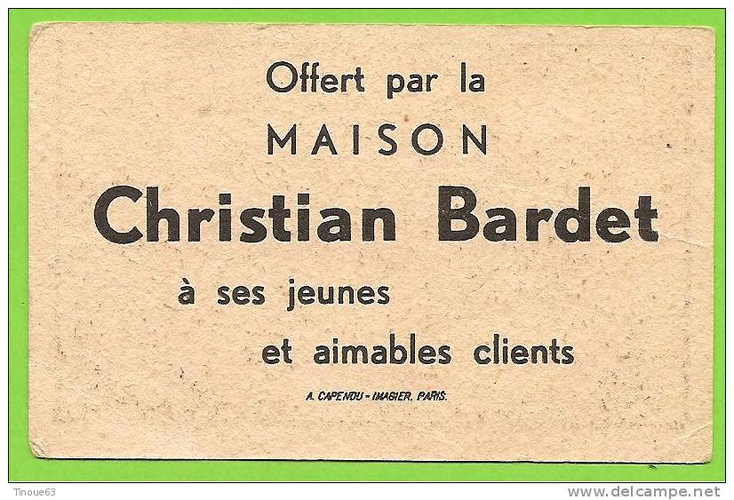 BOXE (ring) - Image Format 6,3 X 9, 3 - Offert Par La Maison Christian Bardet - A. Capendu, Imagier - Sport