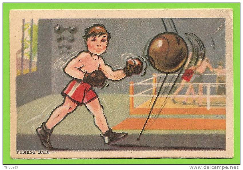 Image Cartonnée PUSHING BALL (BOXE) - Sports