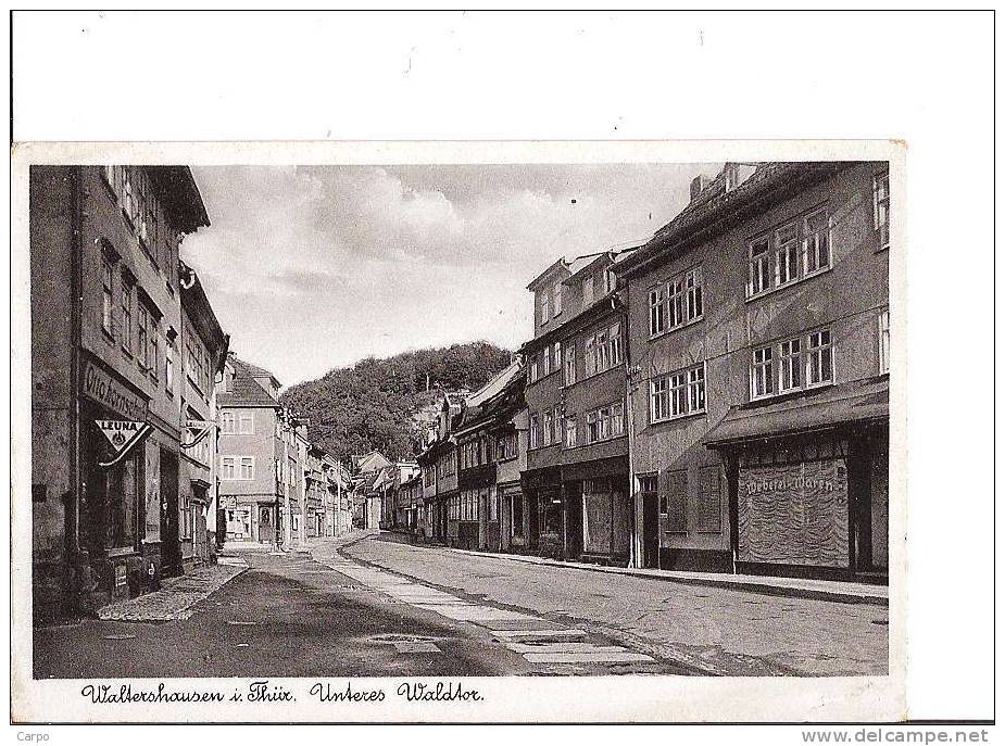 Waltershausen I. Thür. Unteres Waldtor. - Waltershausen