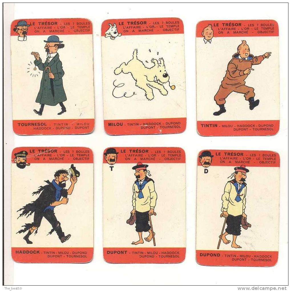 Jeux Des 7 Familles Tintin  Année 60 - Other & Unclassified