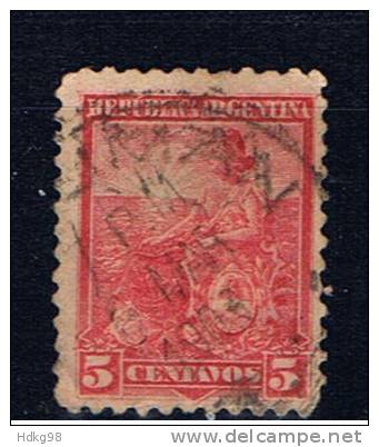 RA+ Argentinien 1899 Mi 104 Frauenfigur - Usados