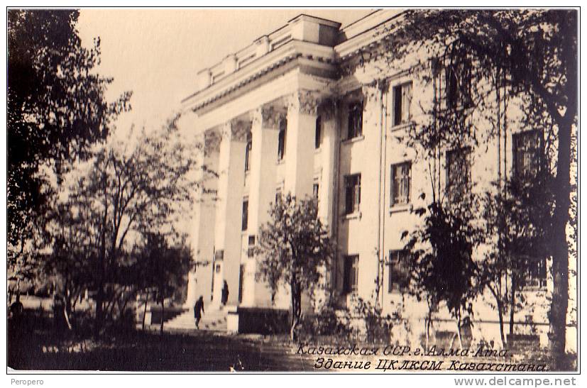 AK KASACHSTAN  KAZASTANSKI SSR  ALMA- ATA FOTOGRAFIE OLD POSTCARD Cca 1947 - Kazakhstan