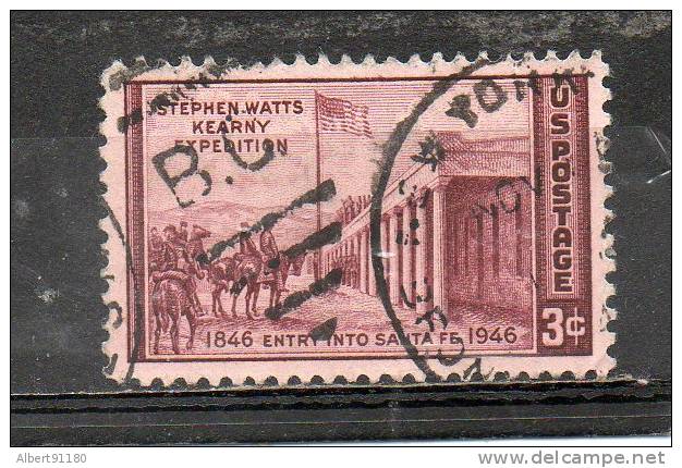 USA  Santa Fé 3c Lilas Brun 1946 N°496 - Used Stamps