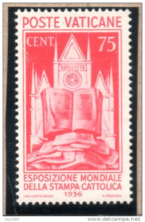 VATICAN : TP N° 76 * - Neufs