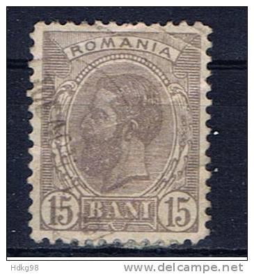 RO Rumänien 1900 Mi 136 Königsporträt - Used Stamps