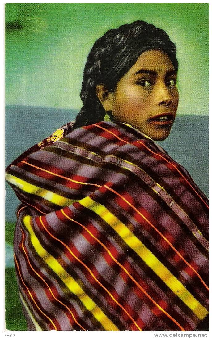GUATEMALA  - INDIAN GIRL SAN JUAN SACATEPEQUEZ  - (BEAUTIFUL WOMAN) - Guatemala
