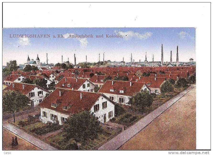 LUDWIGSHAFEN A. Rh. Anilinfabrik Und Kolonie. - Ludwigshafen