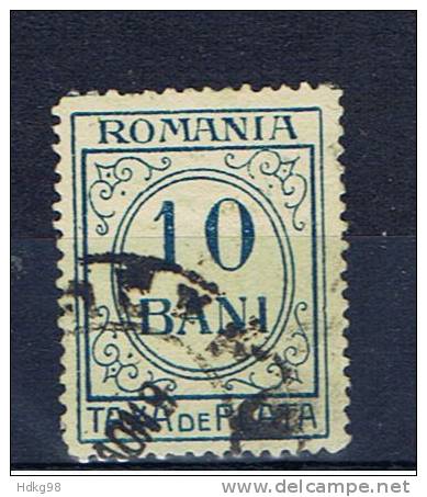 RO+ Rumänien 1911 Mi 33 Portomarke - Usado