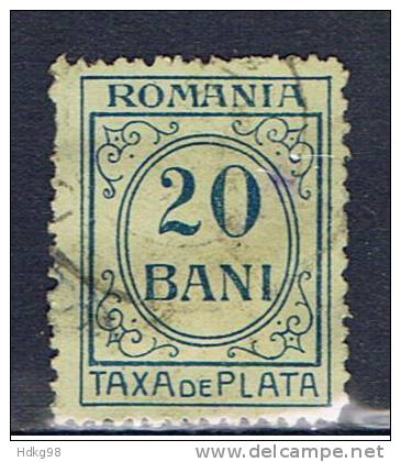 RO+ Rumänien 1911 Mi 35 Portomarke - Used Stamps