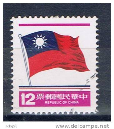 ROC China Taiwan Formosa 1980 Mi 1339 Flagge - Gebraucht