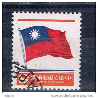 ROC+ China Taiwan Formosa 1981 Mi 1417 Flagge - Gebraucht
