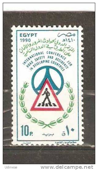 EGYPT 1990 - TRAFFIC SAFETY  - MNH MINT NEUF NUEVO - Oblitérés