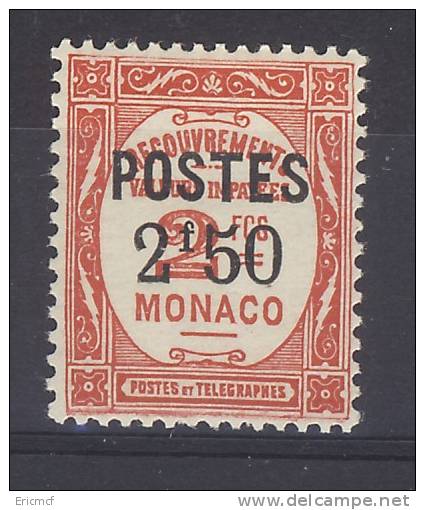 Monaco 1937 2f50/2f MLH(*) - Neufs