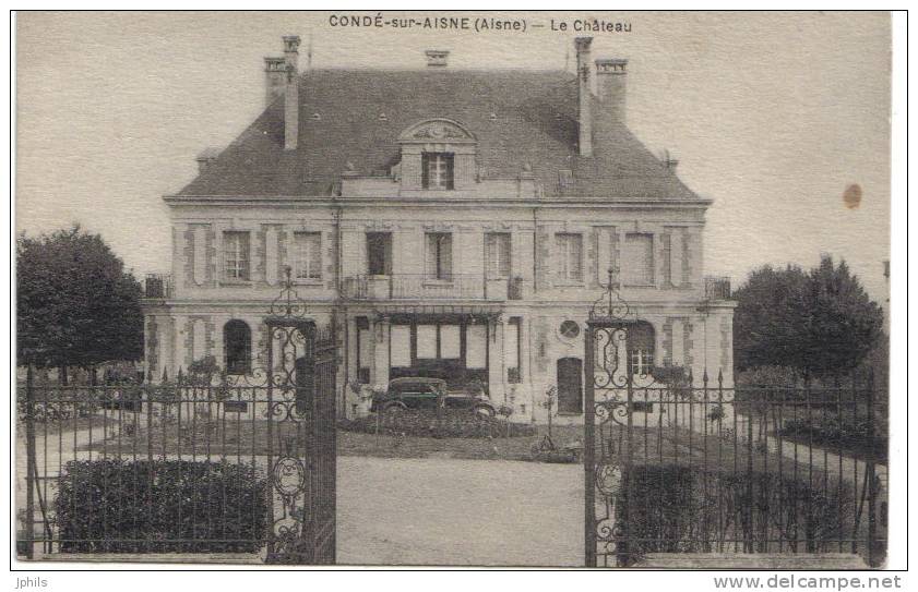 (02) CONDE-SUR-AISNE  Le Chateau - Autres & Non Classés