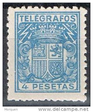 2 Sello España Telegrafos , Num 69, 74 **/º - Télégraphe