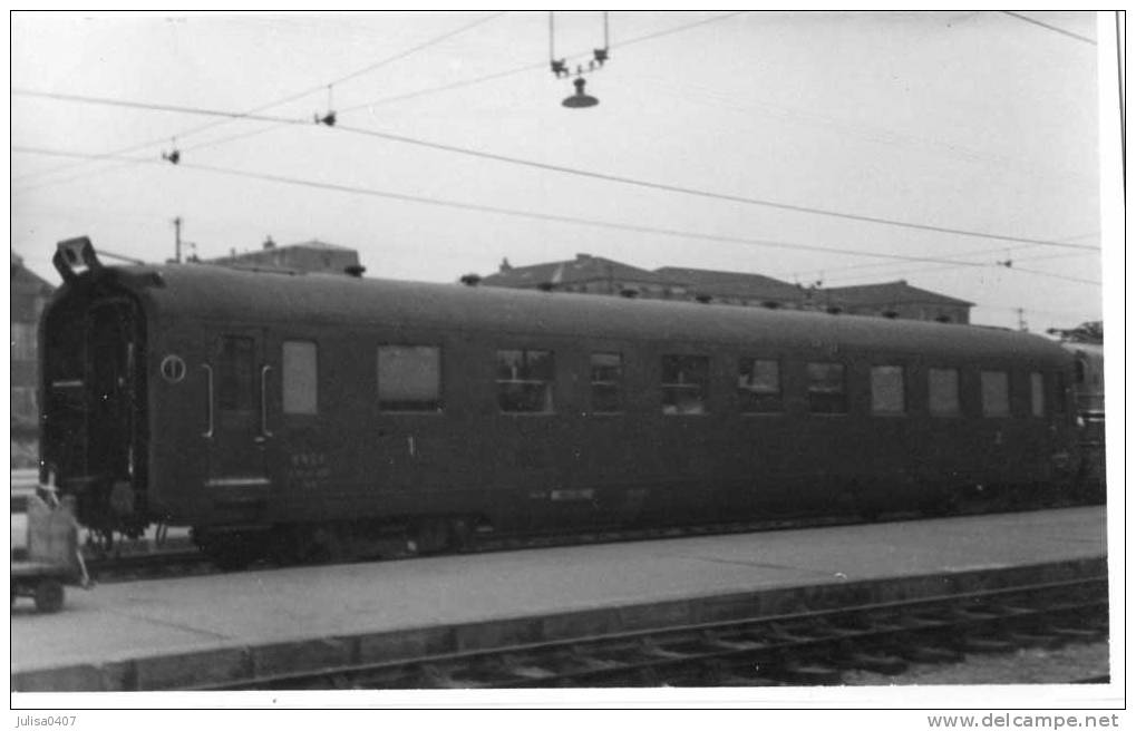 WAGON Photographie Voiture Mixte 1ère Et 2ème Classe SNCF - Materiale