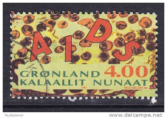 Greenland 1993 Mi. 238   4.00 Kr Kampf Gegen Fight Against AIDS - Gebraucht