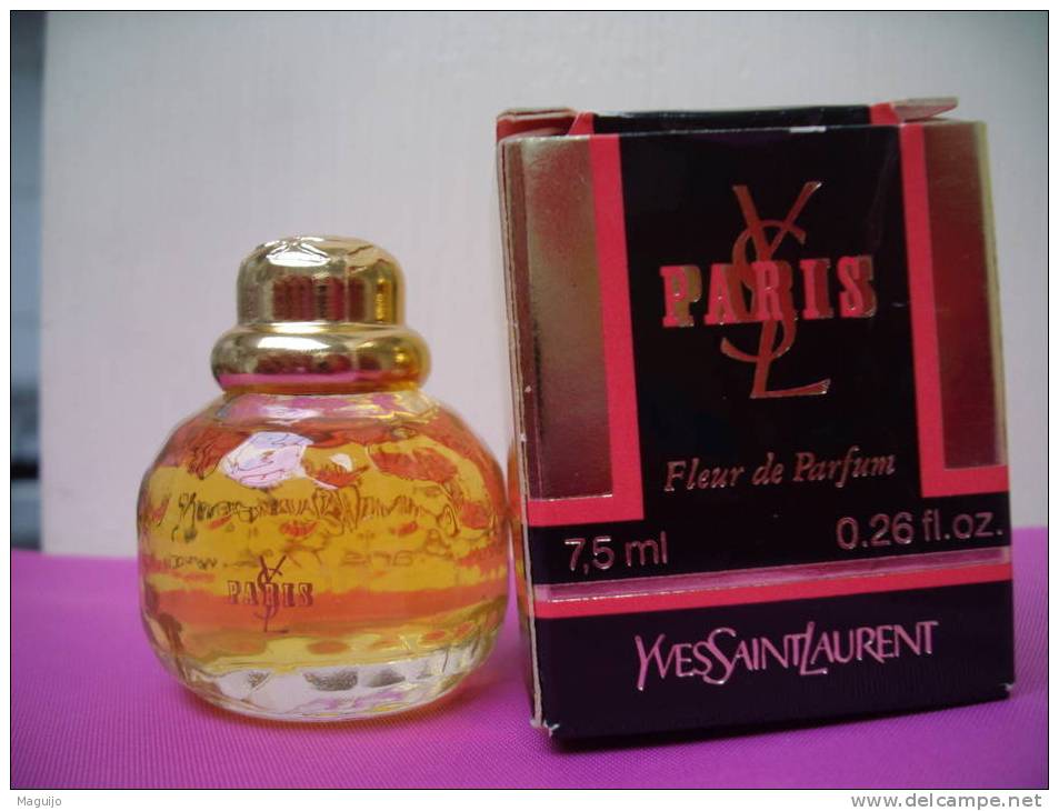 YVES SAINT LAURENT " PARIS  " MINI FLEUR DE PARFUM 7,5 ML  LIRE §§§ - Miniatures Womens' Fragrances (in Box)
