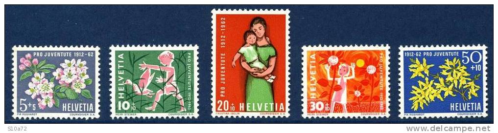 Suisse - Yvert 700/704 ** TB - Pour La Jeunesse - Unused Stamps