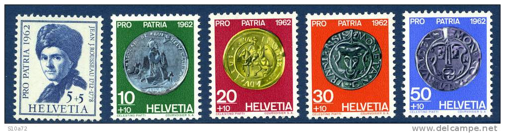 Suisse - Yvert 693/697 ** TB - Pour La Patrie - Unused Stamps