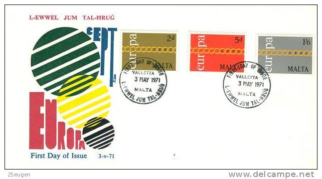 MALTA  1971  EUROPA CEPT FDC - 1971