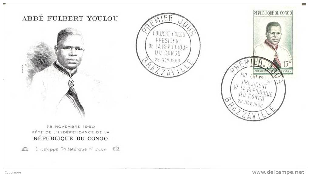 Congo Yvert 137 Abbé Fulbert Youlou - FDC