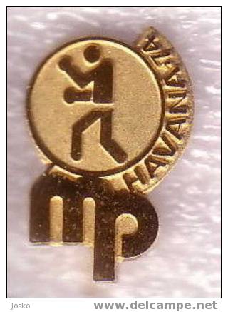 MATE PARLOV Boxing World Champion - Cuba 1974. * Croatian Pin Badge Boxe Boxeo Boxen Pugilato Distintivo Anstecknadel - Boxen
