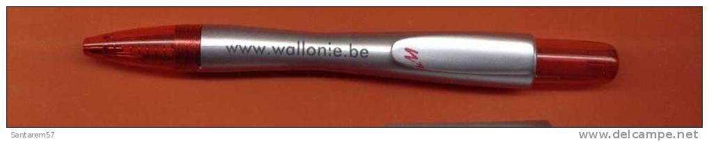 Stylo Publicitaire Advertising Pen Www.wallonie.be BELGIQUE - Schrijfgerief