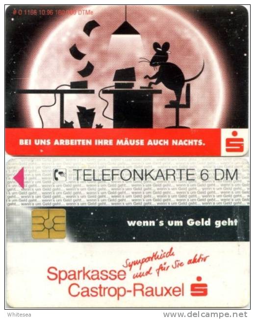 Telefonkarte Deutschland - O 116610.96 - Werbung - Sparkasse - Castrop- Rauxel - O-Series: Kundenserie Vom Sammlerservice Ausgeschlossen