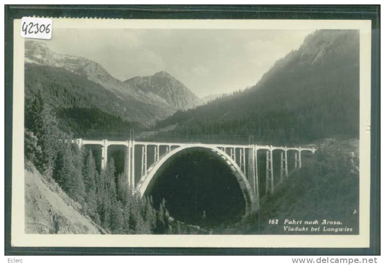 AROSA - VIADUKT BEI LANGWIES  - TB - Langwies