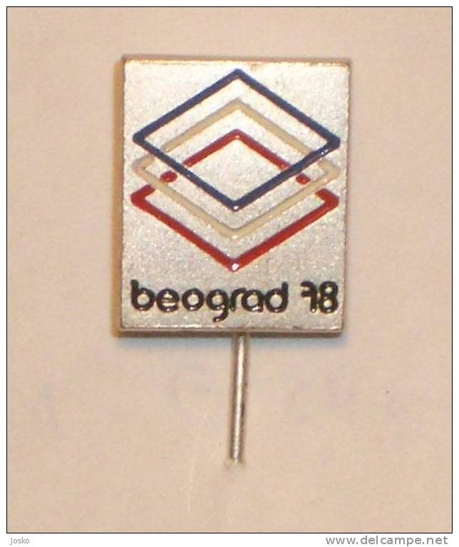 BOXING WORLD CHAMPIONSHIPS 1978. ( Yugoslavian Pin ) Badge Boxing Boxe Boxeo Boxen Pugilato Anstecknadel Distintivo - Boxeo