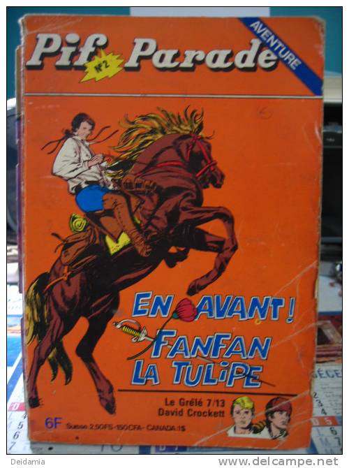 PIF PARADE AVENTURE N°2. 1977. ETAT ACCEPTABLE. VAILLANT - Pif - Autres