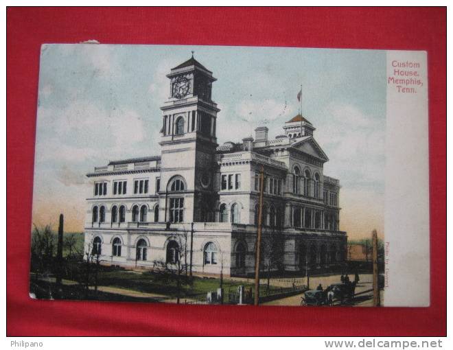 Memphis TN   Custom House   1908 Cancel    -------------------------------------(ref112) - Memphis