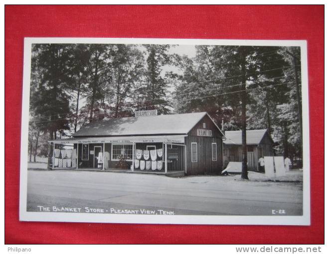 Real Photo-- Pleasant View Tn   The Blanket Store  1951 Cancel      -------------------------------------(ref112) - Otros & Sin Clasificación