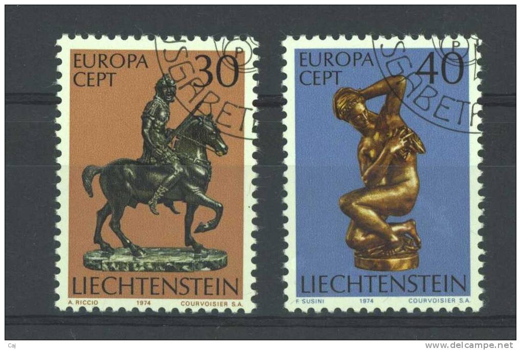 Liechtenstein  :  Yv  543-44  (o) - Gebraucht