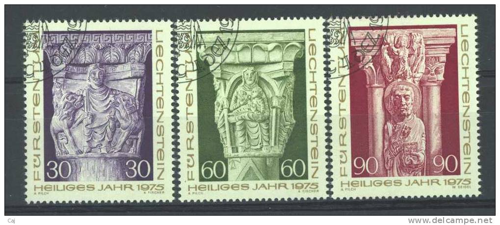 Liechtenstein  :  Yv  582-84  (o) - Used Stamps
